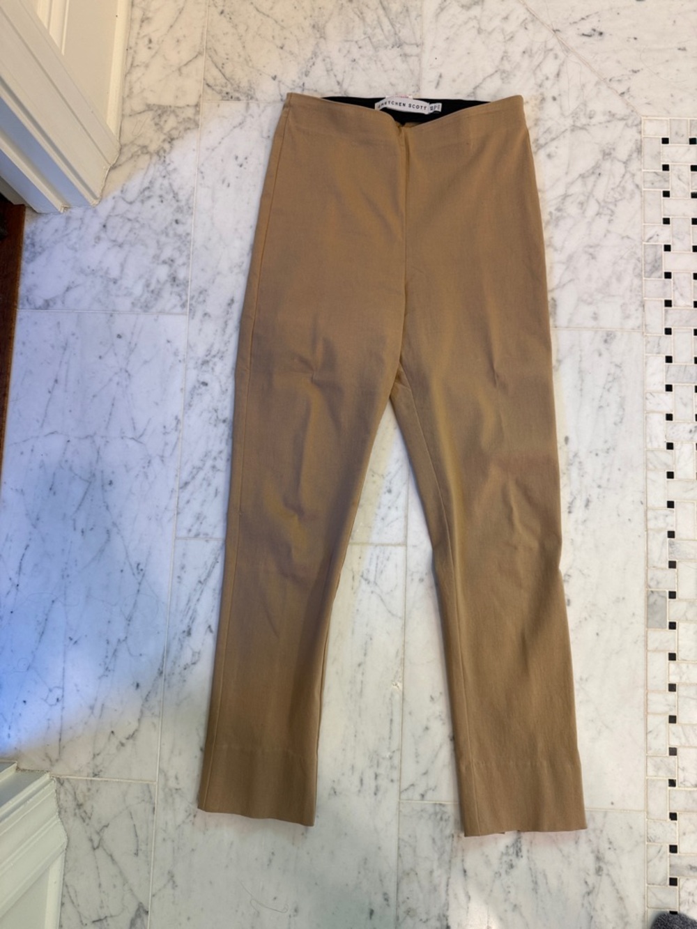 Gretchen Scott Designs Skinny Pants in Camel Tan